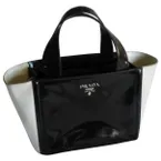 prada multicolour synthetic handbag  